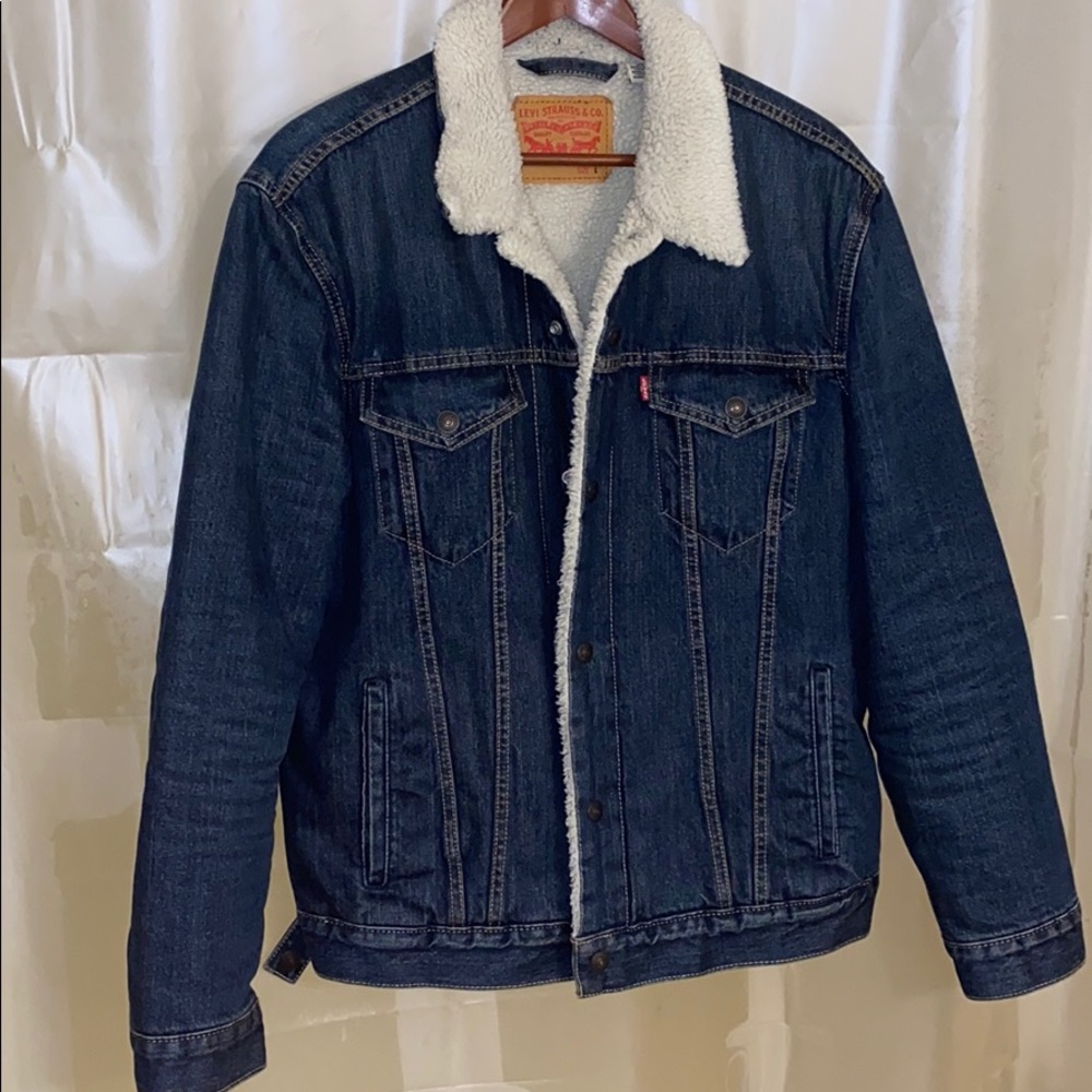 Levi’s Sherpa Denim Trucker Jacket
